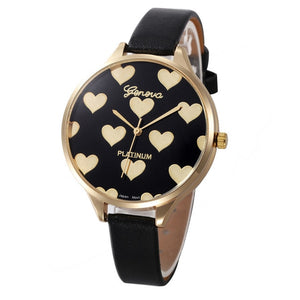 Casual Watches Women Checker Heart Clock Ultra Thin Leather Band Female Quartz Watch Waterproof Relogio Feminino Wholesale New M