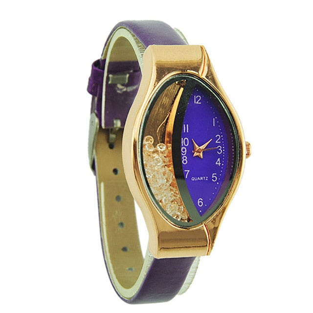 New Clock Watches Women brand Fashion dress ladies Watches Leather women Analog Quartz Wrist Watch Candy Color saat erkekler 5N